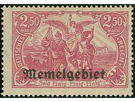 2,50 Mark rosalila, postfrisch, tadellos, eine seltene Marke, u.a. sign. Dr. Petersen BPP sowie Fotoattest Klein BPP (2006)