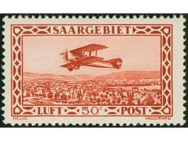 1934, Nachauflage 50 Cent dunkelbräunlichrot, postfrisch, tadellos