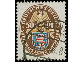 1926, Nothilfe 50 Pfg. mit liegendem Wasserzeichen (Wz. 2Y), sauber gestempelt “BERLIN 28.12.26” und in tadelloser Erhaltung.