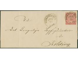 1 Gr., farbfrisch und gut gezähnt mit sauber auf- und nebengesetztem EKr. "HADERSLEBEN 17/11 71" auf kleiner Briefhülle nach 