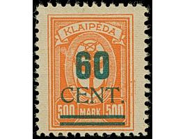 1923, Grünaufdruck 15-60 C., sauber ungebraucht, tadellos, teils sign. sowie Fotoattest Huylmans BPP (2025)