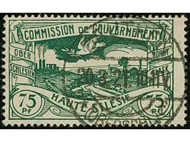 1920, Hüttenwerke 75 Pfennig schwarzgrün, farbfrisch und gut gezähnt, sauber gestempel “BEUTHEN 20.3.21”, tadellos, Fotoattes