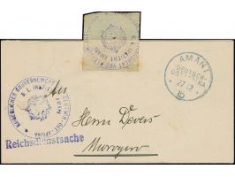 1915, “AMANI DOA 27.12.15” klar auf Reichsdienstsachen-Faltbrief mit Rechnung &nbsp;vom “Biolgisch Landwirtschaftlichem Insti