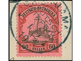 1905/20, Kaiseryacht 2½-60 H. mit Wasserzeichen überkomplett mit je beiden Farben der 7½ und 15 H.-Wertstufen, jeweils mit kl