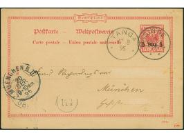 “MASINDE 6.8.95” klar auf Ganzsachenkarte 5 P. auf 10 Pfg. mit Text via Tanga nach München mit vorderseitigem Ankunftsstempel