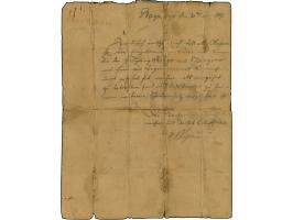 1891, eigenhändig geschriebener Erlass des Reichskommissar von Wisssmann mit e. Unterschrift, datiert Bagamoyo, den 30ten Mär