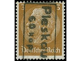 1941, Nicht ausgegeben: Hindenburg 3 Pfennig braun mit Handstempelaufdruck “Pleskau 60 Kop”, postfrisch, ganz leichte Drucksp