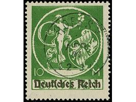 Bayern-Abschied 3-20 M. mit Aufdrucktype II kpl. sauber gestempelt bzw. auf Briefstück, in einwandfreier Erhaltung, sign. Wei