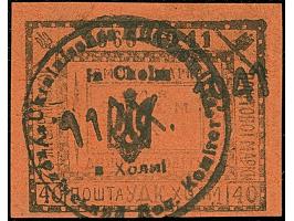 3. AUSGABE “SEMSVTO”: 3 Gr. blau, auf weißem bzw. auf graulichblauem Papier sowie 5 Kopeken auf rot, letztere gestempelt, tad