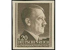 1942, Hitler 1,20 Zloty, ungezähnt, postfrisch, tadellos, unsigniert mit Fotoattest Jungjohann BPP (1984)
