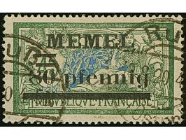 1920, 80 pf. auf 45 C. schwärzlicholivgrün/grauultramarin auf CG-Papier, sauber gestempelt, tadellos, u.a. sign. Dr. Petersen