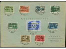 1941, Nepriklausoma 2-80 Kopeken, sauber mit Stempel “KAUNAS 30.VIII.41” auf beschriftetem Umschlag, tadellos, sign. Nemvalz