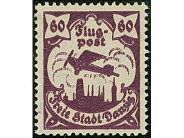 1923, Flugpost 60 Pfennig, Doppeldruck, postfrisch, tadellos, sign. Kniep BPP und Fotoattest Soecknick BPP (2017)