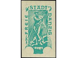 1937, WHW Denkmäler 25 Pfennig lebhaftbläulichgrün, ungezähnter Phasendruck nur des Mittelstücks, postfrisch, tadellos