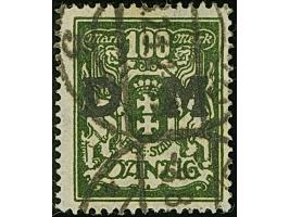 1923, Großes Staatswappen 100 Mark, farbfrisch und gut gezähnt, sauber zeitgerecht gestempelt, tadellos, Befund Gruber BPP (2