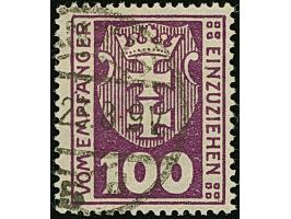 1923, Staatswappen 100 Mark, liegendes Wasserzeichen, farbfrisch und gut gezähnt, sauber zeitgerecht gestempelt, tadellos, Fo