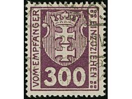 1923, Staatswappen 300 Mark, liegendes Wasserzeichen, farbfrisch und gut gezähnt, sauber zeitgerecht gestempelt, tadellos, Fo