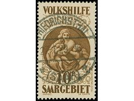 1928, Volkshilfe 40 C.-10 Fr. kpl. gestempelt, in tadelloser Erhaltung, sign. Hofmann BPP und Fotoattest Geigle BPP (2012)