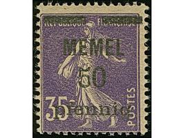 1920, Freimarke 50 pfennig auf 35 Centimes auf GC-Papier, postfrisch, tadellos, unsigniert mit Fotoattest Huylmans BPP (2012)