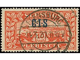 1920, CIS 2½ Pfennig - 10 Mark, je farbfrisch und gut gezähnt, 2½ Pfennig etwas rauh, sauber gestempelt, tadellos, sign. Voss