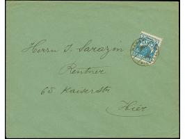 Bielefeld-Hansa: 1899, 2 Pfg. blau mit Stempel “HANSA BIELEFELD“ auf Ortsbrief in einwandfreier Erhaltung, selten