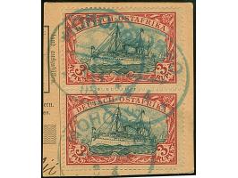 15 P. – 3 R. auf Formularausschnitten verwendet, dabei 3 R. im senkrechten Paar. Teils übliche leichte Bedarfsspuren. In dies