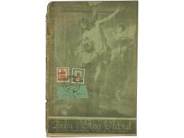 1943, 1 auf 3 Qind sowie 1 Qind, sauber mit Stempel “TIRANA 21.5.44” auf Zeitschrift “Zani i Shna Ndout” (=Die Stimme des Hei