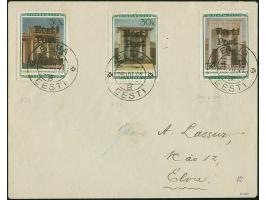 Leningrad 30 Kopeken, Kirgisische SSR 30 Kopeken und Aserbeidschanische SSR 30 Kopeken, sauber mit Stempel "ELVA B 25 VII 41"