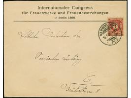 Berliner Verkehrs-Anstalt: 1895, 1 Pfg. karmin mit klarem Stempel “BERL.-VERKEHRS-ANSTALT FIL.3 15.5.96” auf Vordruckbrief “”