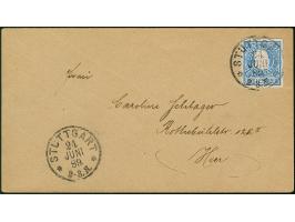 Privat-Stadtpost: 1889, 25. Regierungsjubiläum 3 Pfg. blau mit Stempel “STUTTGART 24.JUNI.89” auf Ortsbrief in einwandfreier 