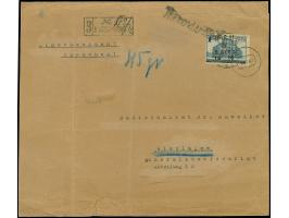 1942, Hakenkreuz 4mm: 10 Rubel auf 1 Rubel, mit stummem Stempel "14 5 42" und L1 "Alexanderstadt" auf etwas beschnittenem, do