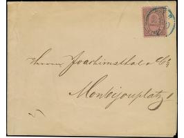 Brief- und Druckschriften-Expedition: 1873, 2 Pfg. schwarz auf trübrosa mit EKr.-Stempel ohne Inschriften auf amtlicher Reich