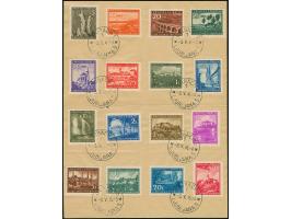 1945, Ansichten aus Slowenien 5 Centesimi - 30 Lire, sauber mit Stempel “LAIBACH -3.V.45” auf Blanko-Seite, tadellos, diese k