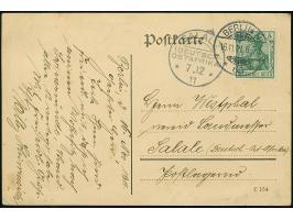 "SALALE 7.12 11", sehr klar als Ankunftsstempel auf Bedarfskarte aus Berlin