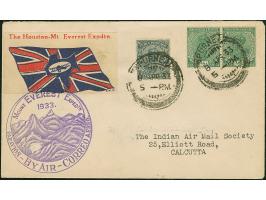 1933, The Houston Mount Everest Expedition: Survey flight by Air Commodore Fellowes over the Himalayas towards Mount Everest,