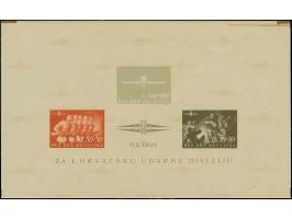 1945, Storm Division souvenir sheet, imperforate proof (230x140mm), 100 k. only with frist printing phase, mint never hinged 