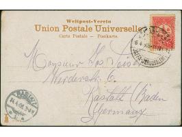 1908, Jaffa – Jerusalem Railway: Turkey 20 para rose-carmine tied by very rare bilingual “Jaffa-Jerusalem 6/4/908” cds., (Ste