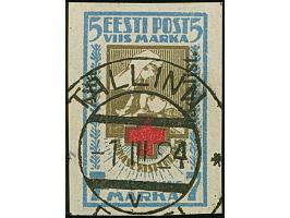 1923, Aita hädalist 2½-5 mark, perforated and imperforated, used, very fine, certificate Löbbering BPP (2009, for three value