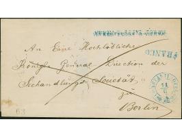 1862, Prepaid cover from Constantinople to Paris with CONSTANTINOPLE wreathed datestamp (11/6), straight line FRANCO and VIA 