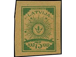 1919, Ear of corn 3-75 kopeks, in issued colors on multicolored label paper, 20 k. in addition on blue and red label paper, w