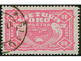 1924, Airmail 60 centu, without watermark, used, a quite scarce stamp used, short perf at bottom, otherwise fine