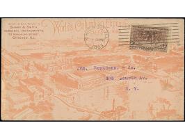 1893, Columbian Exposition 2 c. tied by machine cancel “CHICAGO ILL. APR.3.1893” to Sharp &amp; Smith advertising cover “Worl