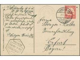 1915, “DARESSALMA (DOA) c 21.3.15” klar auf Kaiseryacht 7½ H. mit Wasserzeichen auf Ansichtskarte mit Text und Datierung “Lit