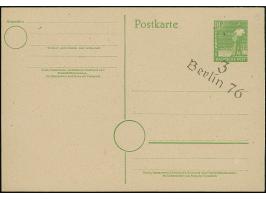 1948, “3/Berlin 76” (Arge 3/18b) auf Karte Arbeiter 10 Pfg., ungebraucht, tadellos; laut Handbuch vermutlich Probeaufdruck, P
