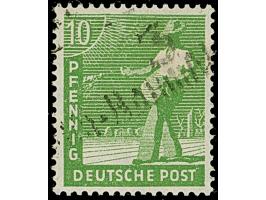 “3/Berlin-Baumschulenweg” (Arge 3/28c) auf Arbeiter 10 Pfg., postfrisch, tadellos; der Aufdruck des Numeratorstempels ist seh