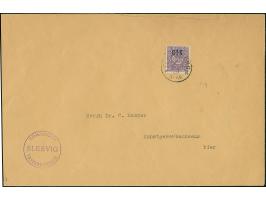 1920, CIS 40 Pfennig, sauber mit Stempel “FLENSBURG 19.5.20” auf Briefkuvert mit nebengesetztem Absenderstempel “COMMISSION I