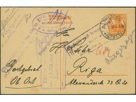 “Die Postabteilung des Städt. Vollstreckungsamts ersucht den Rig. Adreßtisch um Angabe auf Gegen-wärtigem des Wohnorts”, Hinw