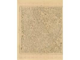 1919, Ear of corn 10 kopek red, imperforated, complete sheet on map M17 Kurszany, mint never hinged, folded once vertically a