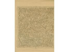 1919, Ear of corn 10 kopek red, imperforated, complete sheet on map J17 Salanty, mint never hinged, small corner crease away 