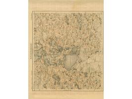 1919, Ear of corn 10 kopek red, imperforated, complete sheet on map U19 Brawßlaw, mint never hinged, very minor edge wrinkles